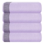 Belizzi Home Ultra Soft 4-Piece Oversize Bath Towel Set 27x54 Inches, 100% Cotton Bath Towels, Compact Quick-Dry Towel